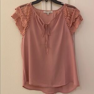 Love letter collection tiered sleeve top